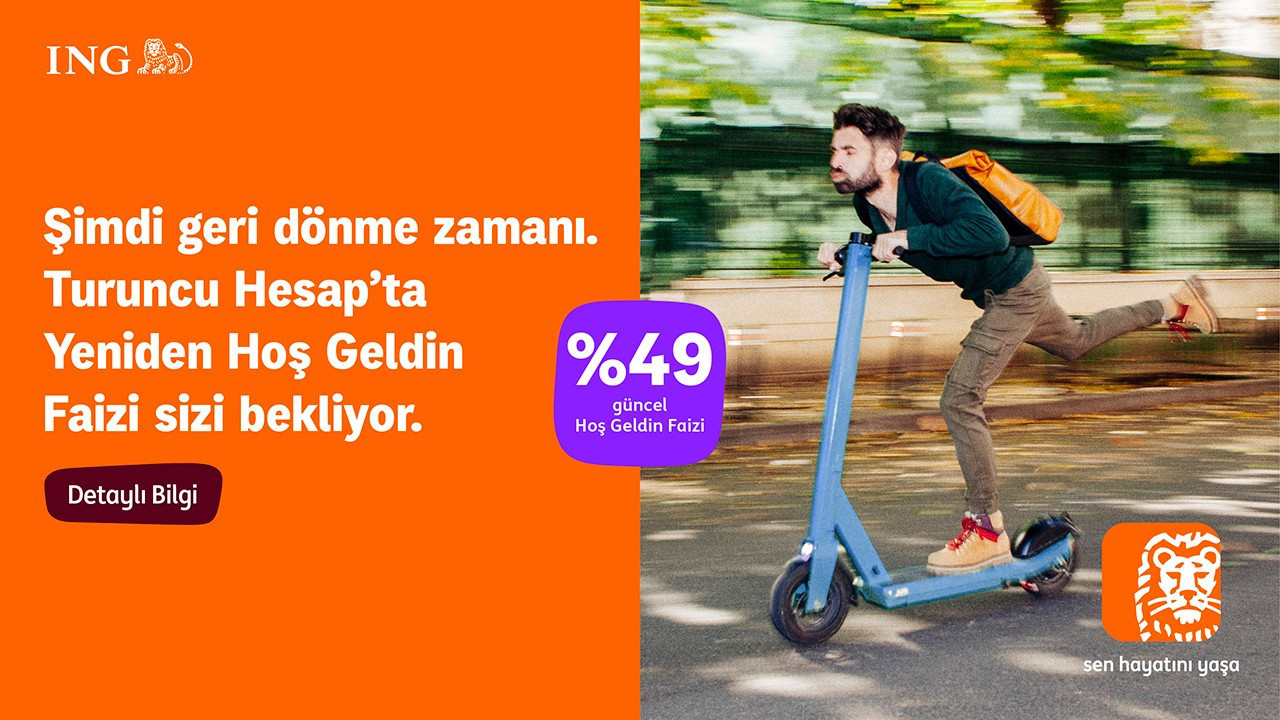 ING Turuncu Hesap: %49 Hoş Geldin Faiziyle Birikimlere Yeniden Değer Katıyor