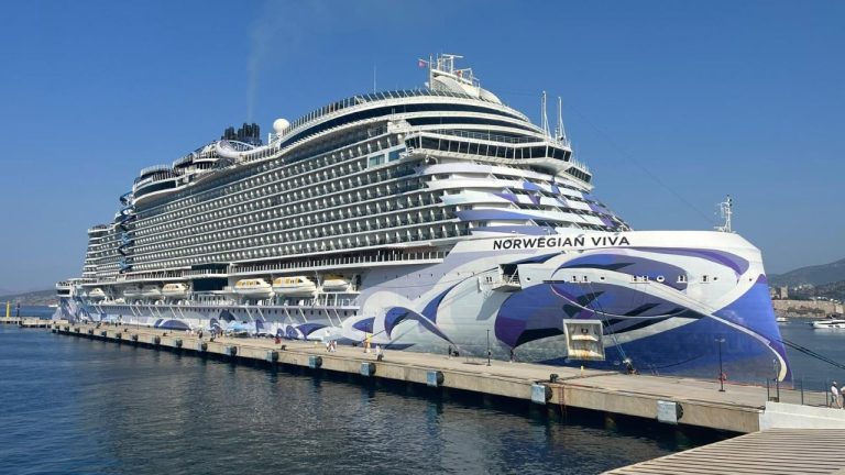 Norwegian Viva Bodrum’da: Dev Kruvaziyer 3 Bin 581 Turistle Geldi