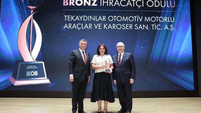 Tekaydınlar Otomotiv’e İhracat Başarısı: OİB’den Bronz Ödül