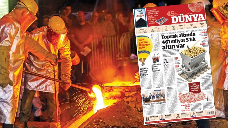 Türkiye’nin Yer Altındaki Altın Varlığı 461 Milyar Dolar Değerinde