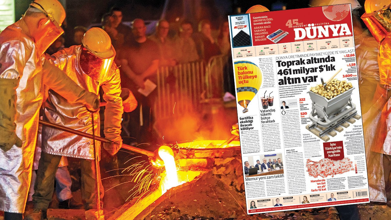 Türkiye’nin Yer Altındaki Altın Varlığı 461 Milyar Dolar Değerinde