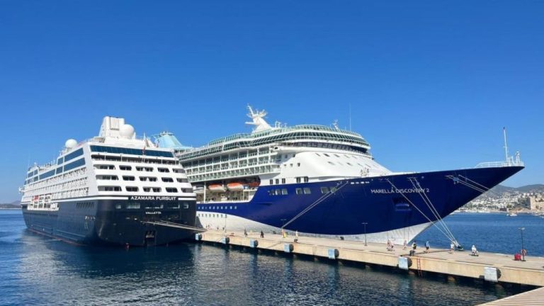 Bodrum’a Kruvaziyer Akını: İki Gemide 2600’ü Aşkın Turist Geldi