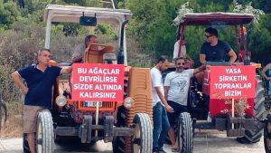 Akbelen Köylülerinden Maden Yasası Protestosu: “Topraklarımızı Vermeyeceğiz!”