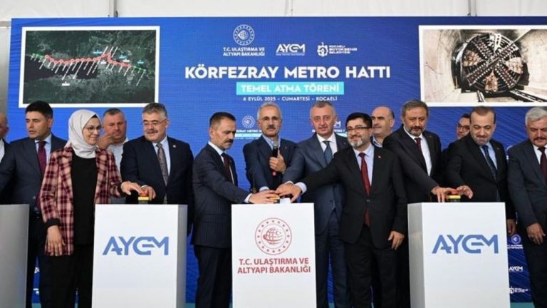 Kocaeli’nin Ulaşım Çağı Başlıyor: 61 Milyar TL’lik Körfezray Temeli Atıldı