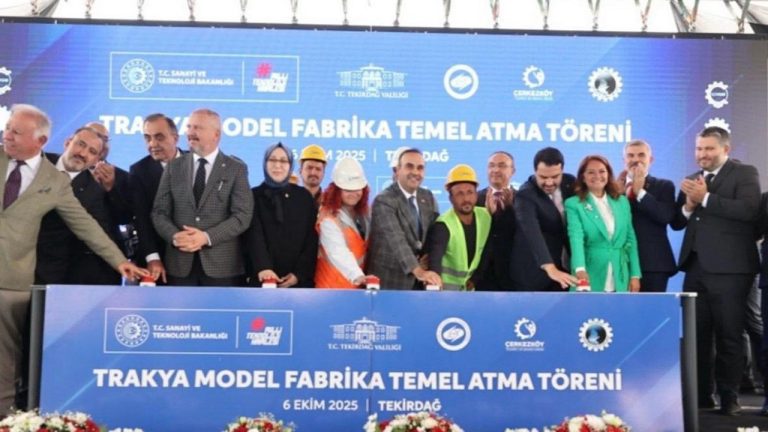 Bakan Kacır Tekirdağ’da Sanayi Hamlesi Başlattı: Model Fabrika Temeli Atıldı