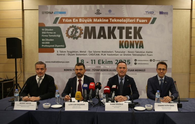 MAKTEK Konya Fuarı Kapılarını Açıyor: 400 Katılımcı ve 250 Milyon $ Hedef
