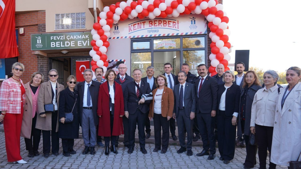 Tepebaşı Belediyesi’nden Türkiye’ye Örnek Proje: Kent Berberi Hizmete Girdi