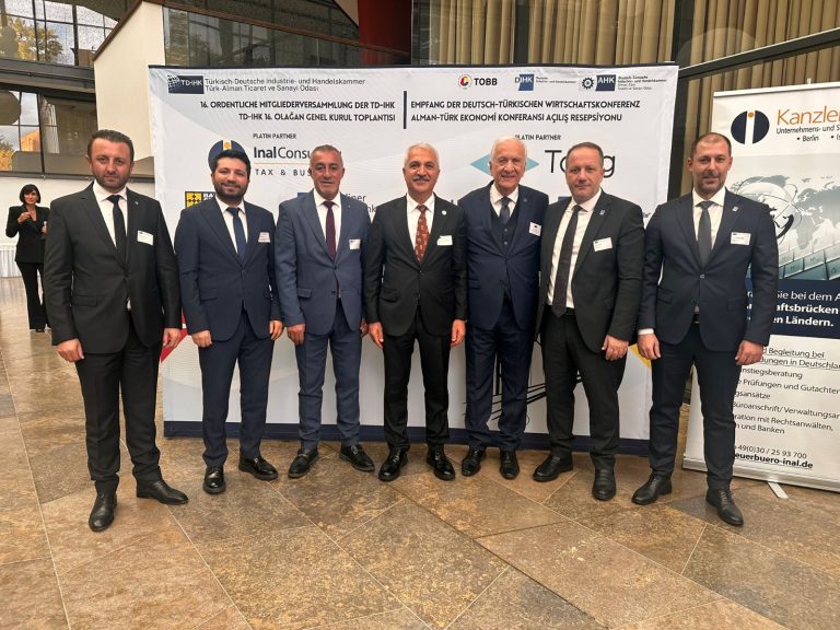 Aslantaş, Almanya’da Türk-Alman Ekonomi Konferansı ve TD-IHK Genel Kurulu’nda
