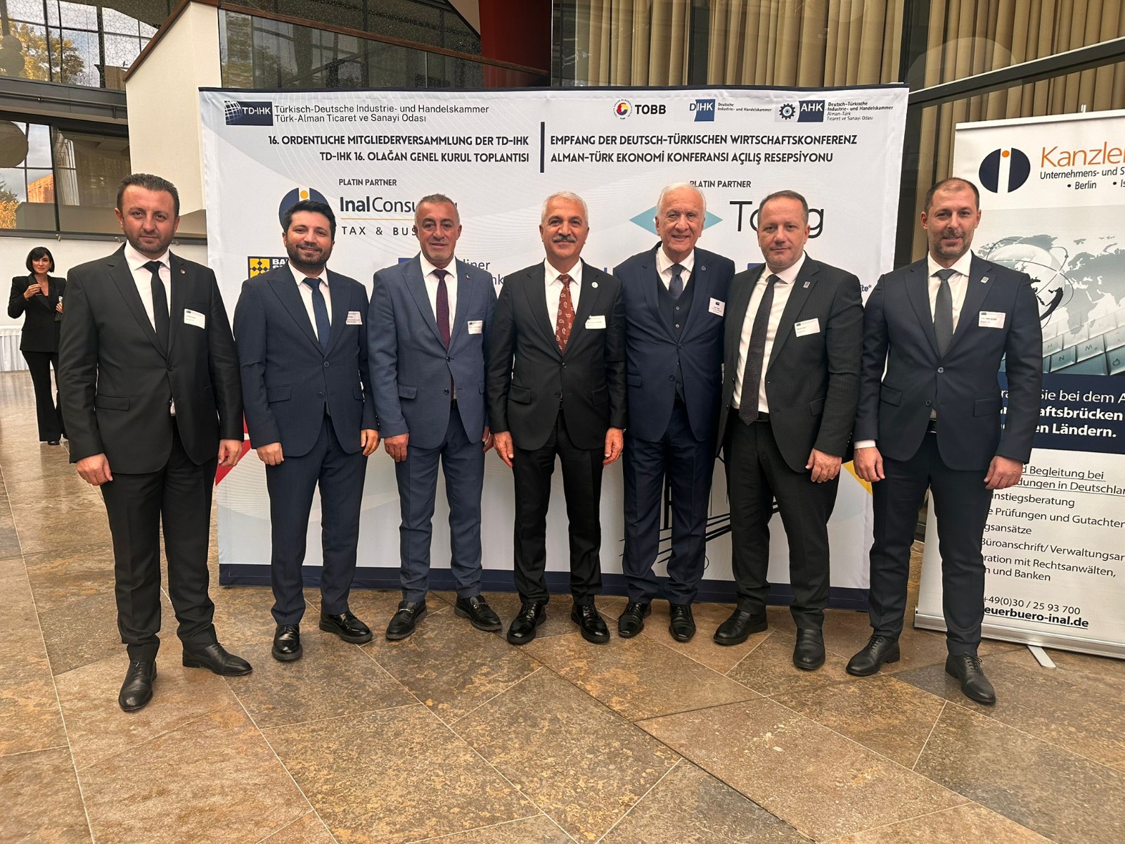 Aslantaş, Almanya’da Türk-Alman Ekonomi Konferansı ve TD-IHK Genel Kurulu’nda