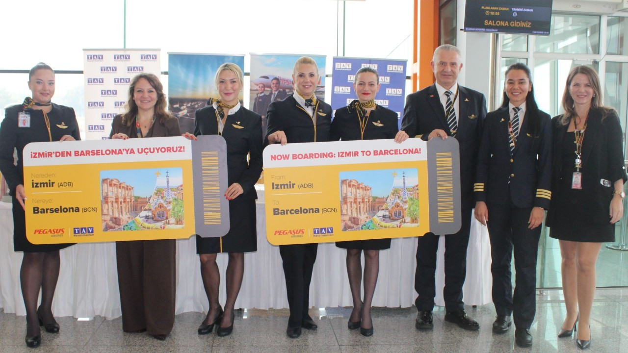 Pegasus İzmir-Barselona Direkt Uçuşlarına Başladı: Avrupa Ağı Genişliyor