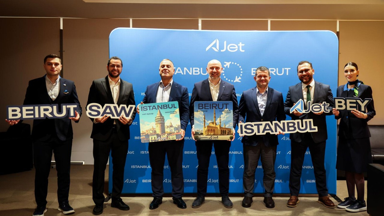 AJet İstanbul-Beyrut Uçuşlarına Başladı: Turizm ve Ticarete Katkı Bekleniyor