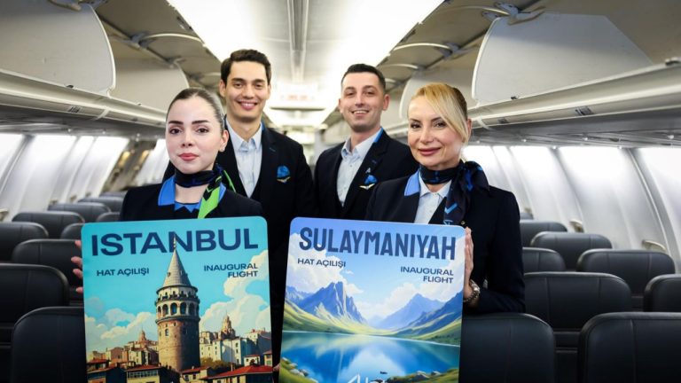 AJet İstanbul-Süleymaniye Seferlerine Başladı: Irak’ta Yeni Bir Rota Daha
