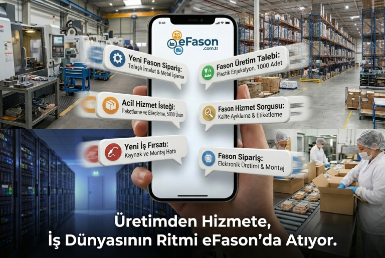 Fason Üretimde Dijital Devrim: eFason.com.tr Sanayinin Yeni Buluşma Noktası Oldu