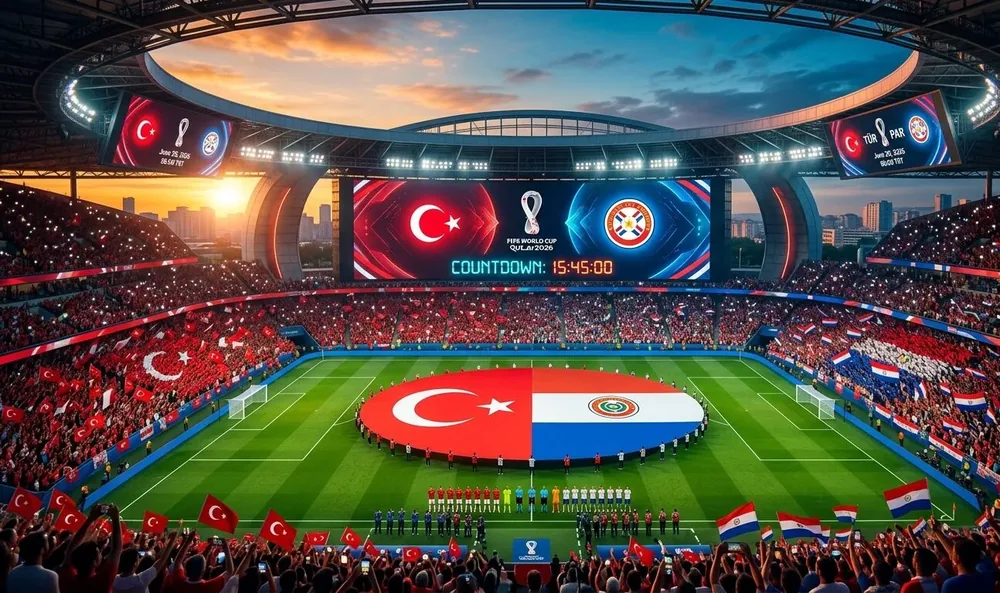 Türkiye-Paraguay Dünya Kupası Maçı İçin Geri Sayım Başladı!