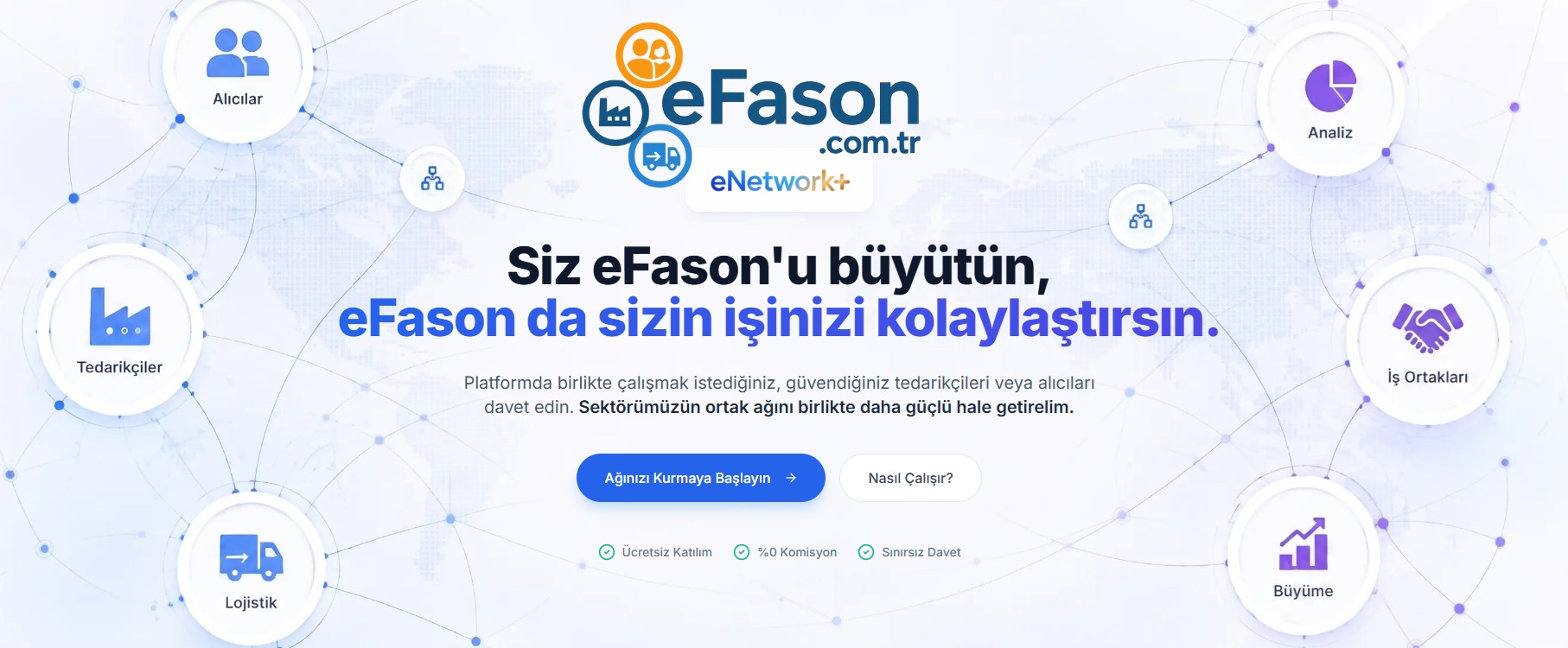 eFason.com.tr eNetwork+ Nedir? Çevreni Davet Et, Fason Üretim Networkünü Birlikte Büyüt