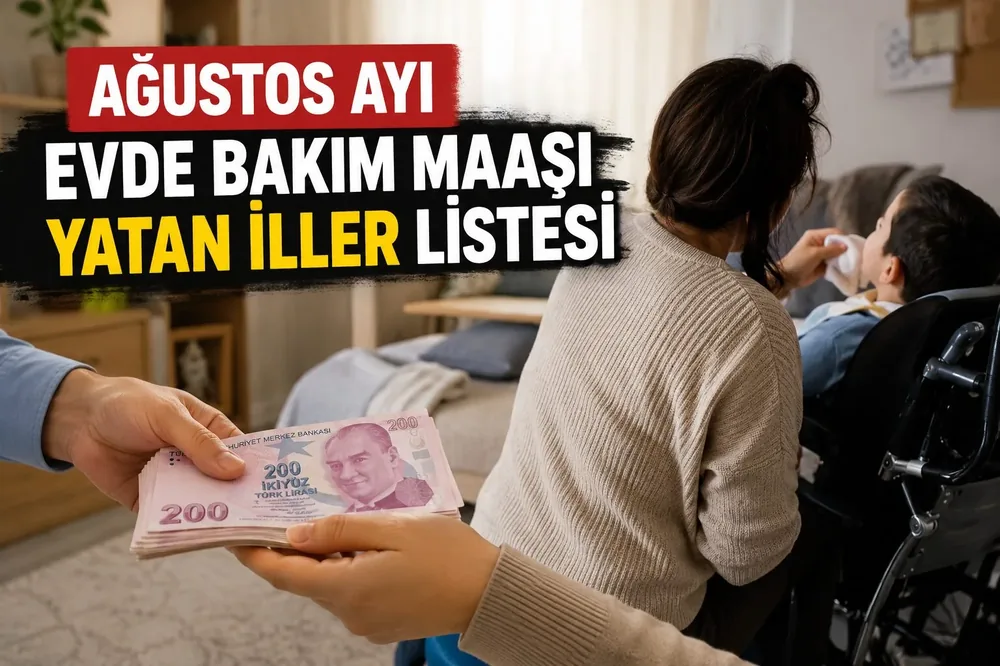 Ağustos Ayı Evde Bakım Maaşı Ödeme Takvimi ve Zamlı Tutarlar