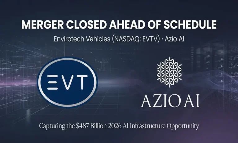Envirotech Vehicles ve Azio AI Birleşmesi 2026’nın $487 Milyarlık AI Altyapı Pazarına Açılıyor