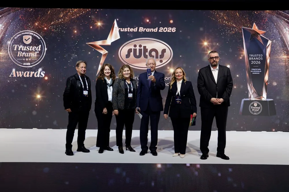 Sütaş, Trusted Brand Awards 2026’da “Tüketicilerin Birinci Tercihi” Ödülünü Aldı